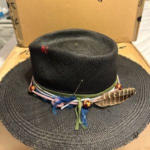 Handmade straw hat m/l , unisex